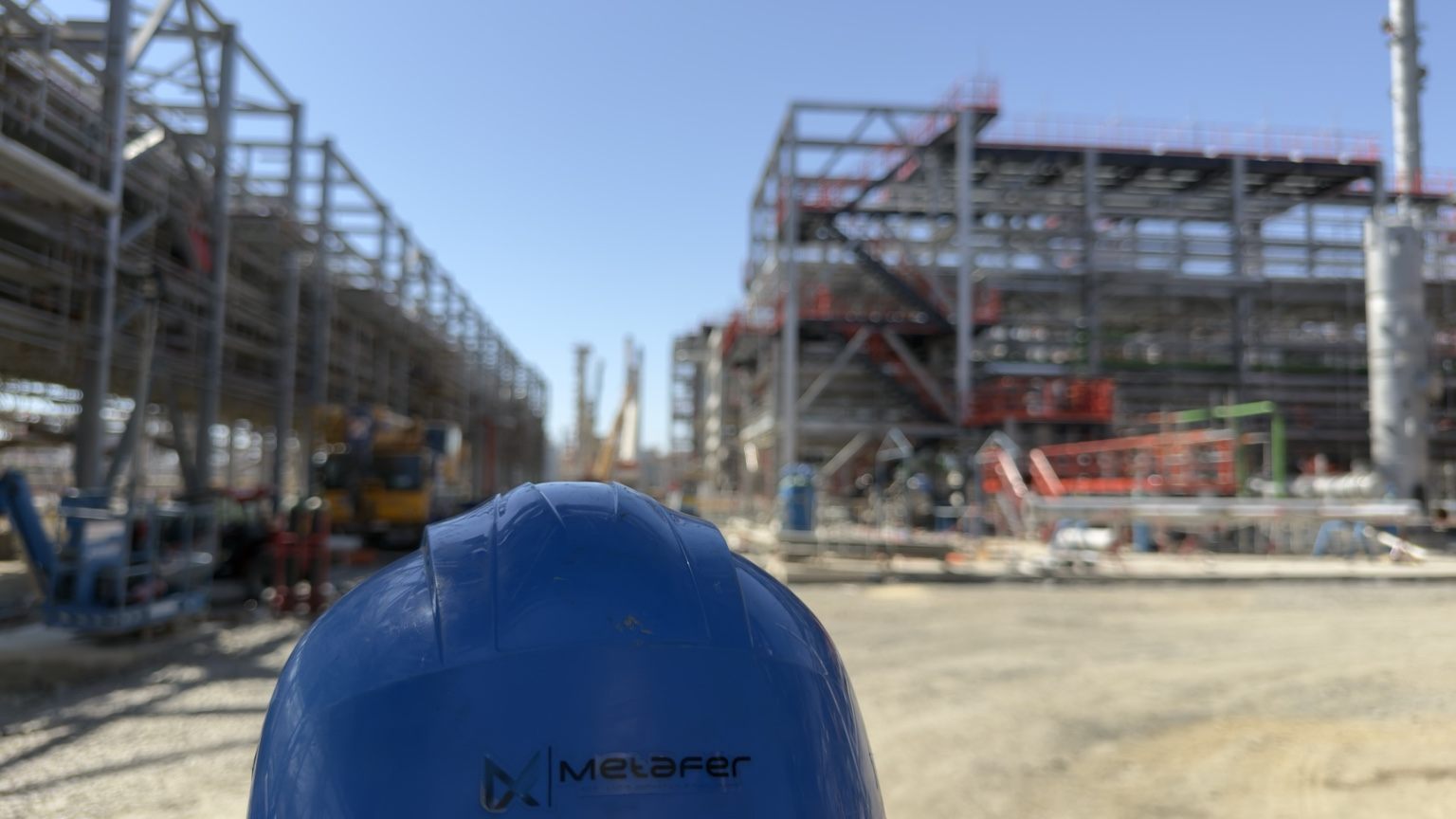 Estruturas Metálicas — projeto industrial Metafer na Europa (França)