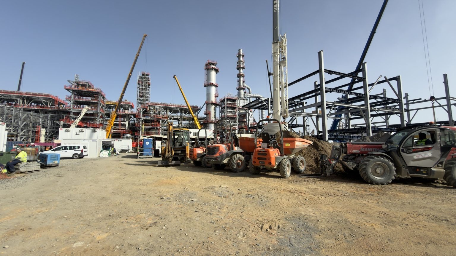 Infraestruturas Industriais — projeto industrial Metafer na Europa (Bélgica)