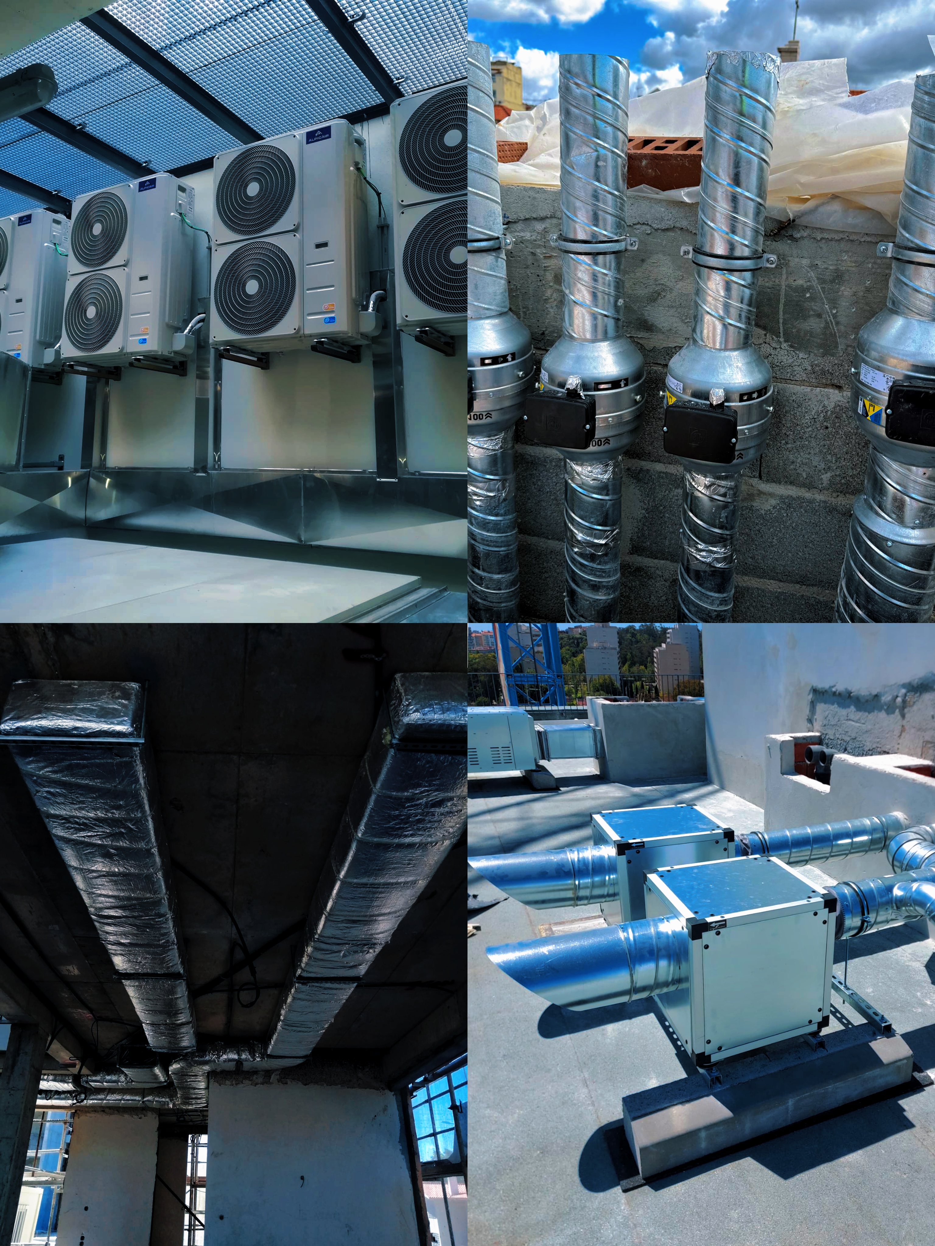 Metal fabrication — equipas Metafer em projeto industrial