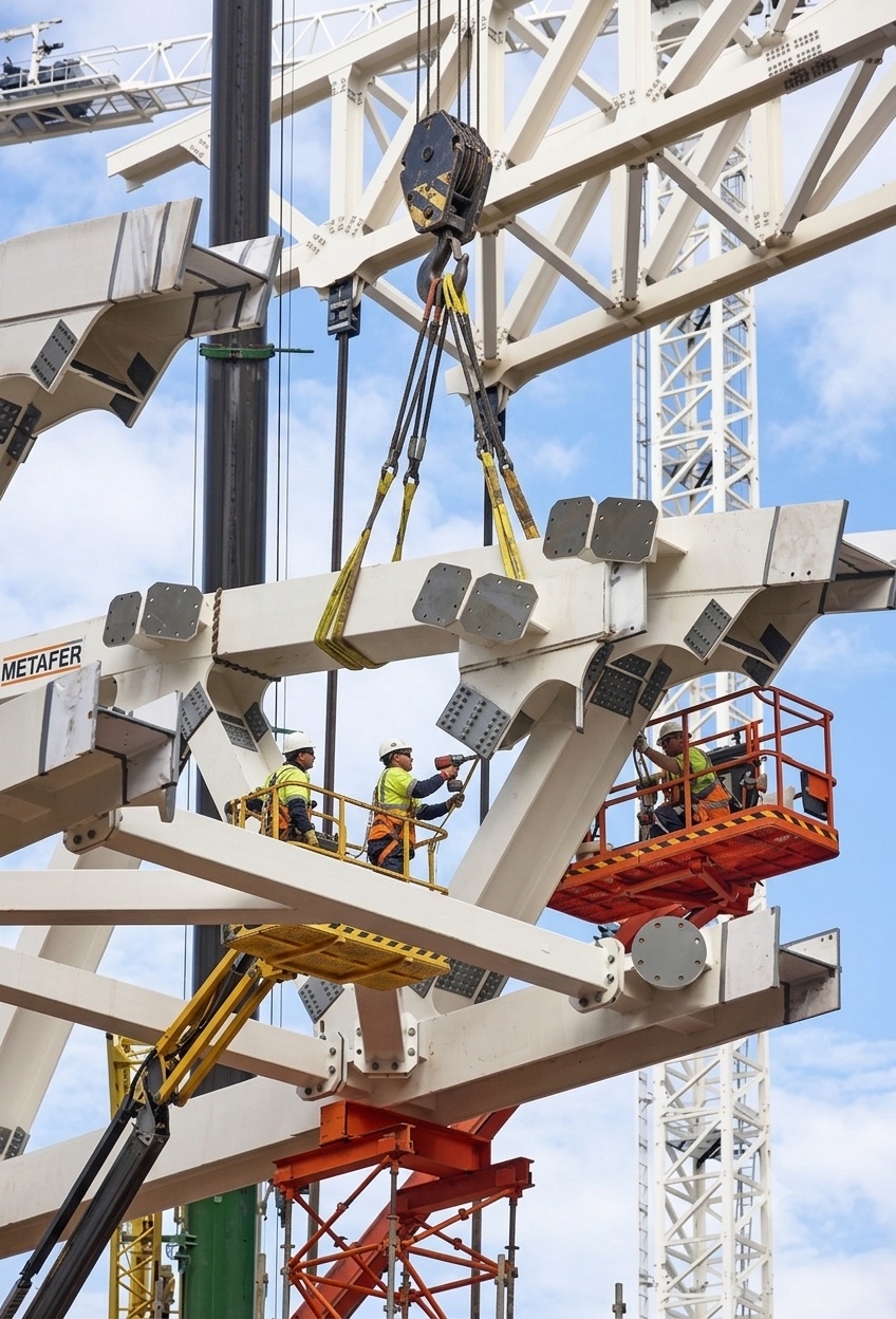 Montagem Industrial — projeto industrial Metafer em Portugal