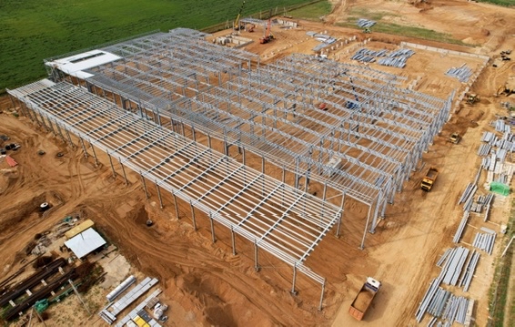 Estruturas Metálicas — projeto industrial Metafer em Portugal