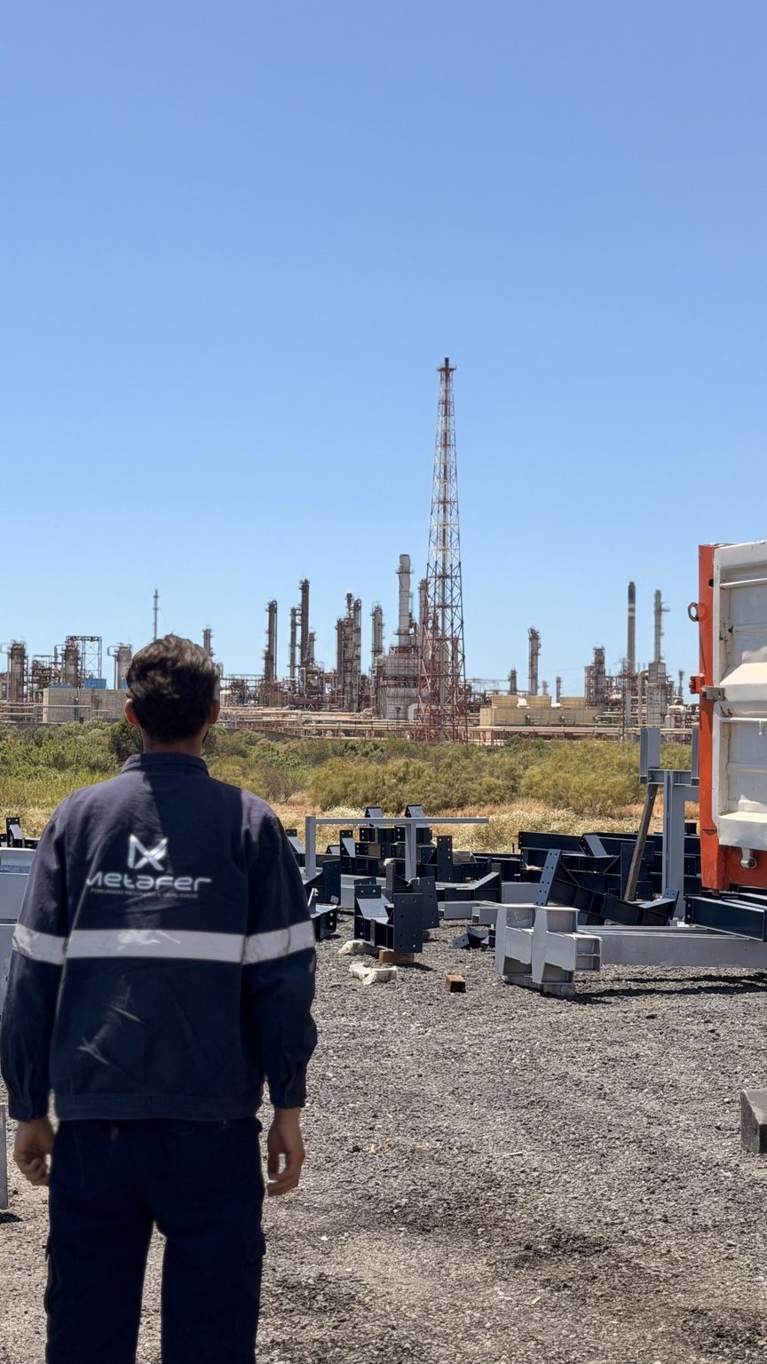 Refinarias e Energia — projeto industrial Metafer na Europa (Itália)