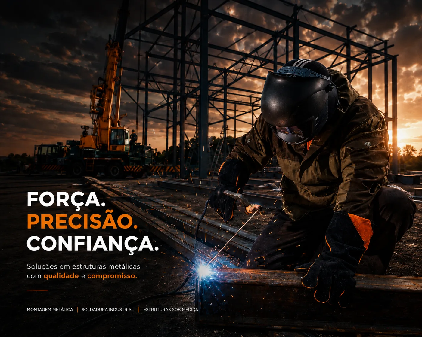 Soldadura e Fabricação Metálica — projeto industrial Metafer na Europa (Bélgica)